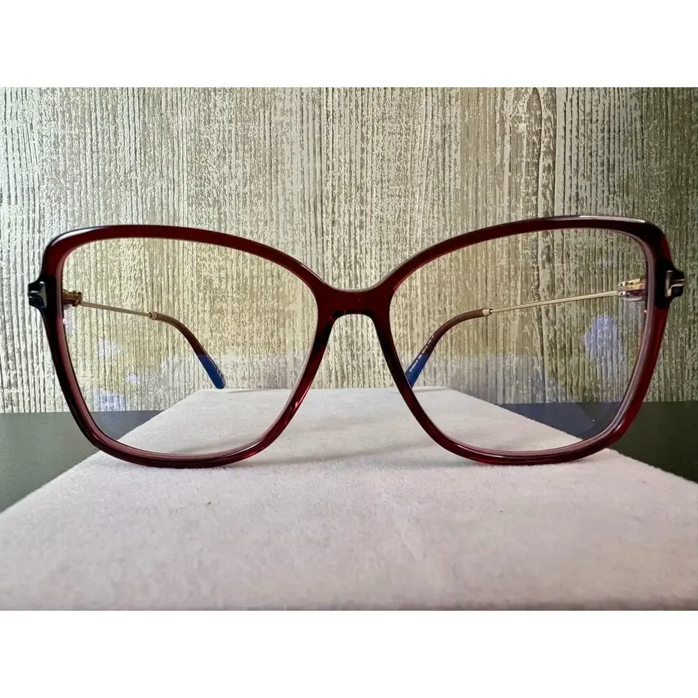 New Tom Ford Butterfly Blue Light Blockers Eyeglasses
